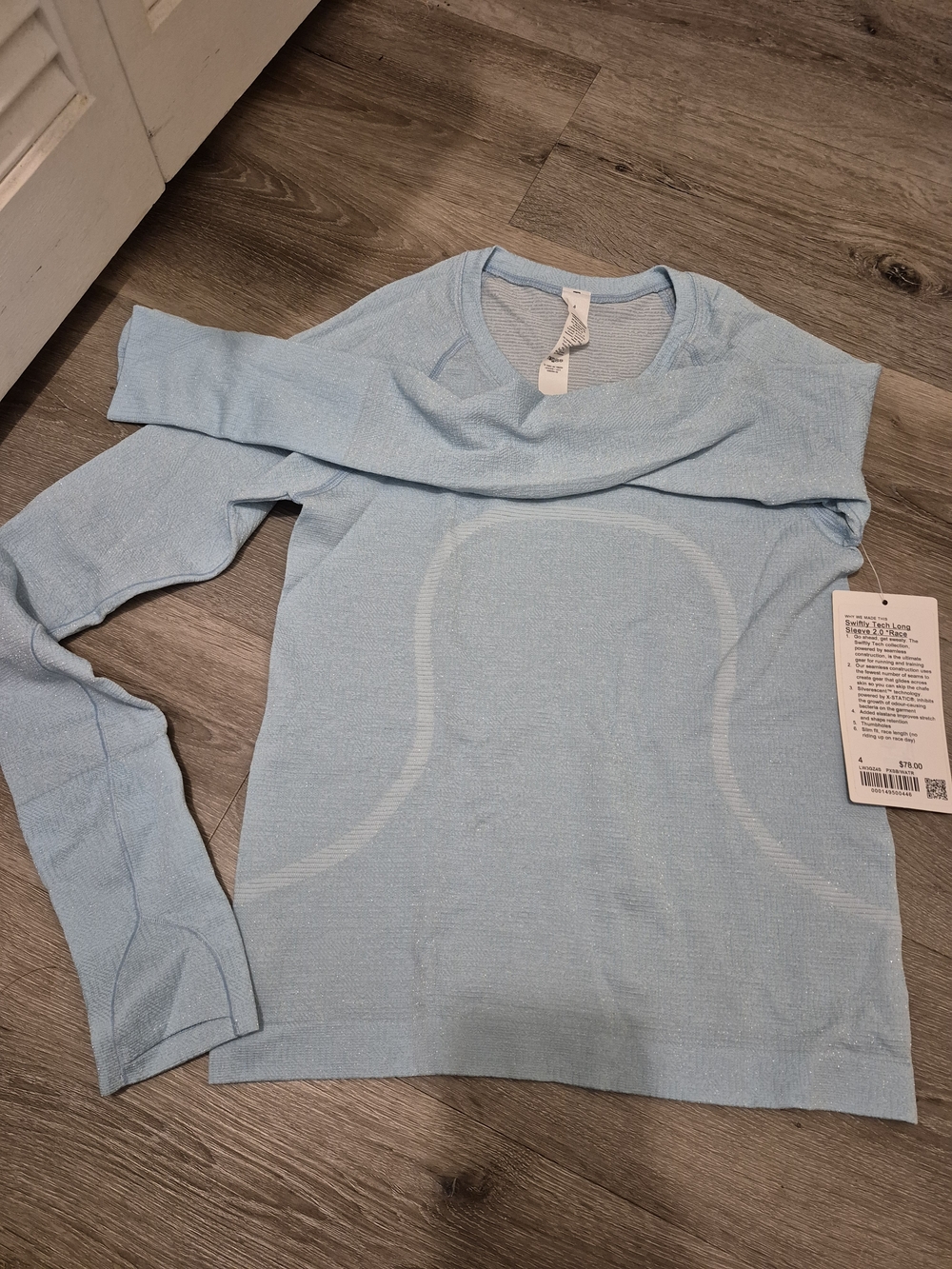 Swiftly Tech Long Sleeve 2.0 in Light Blue